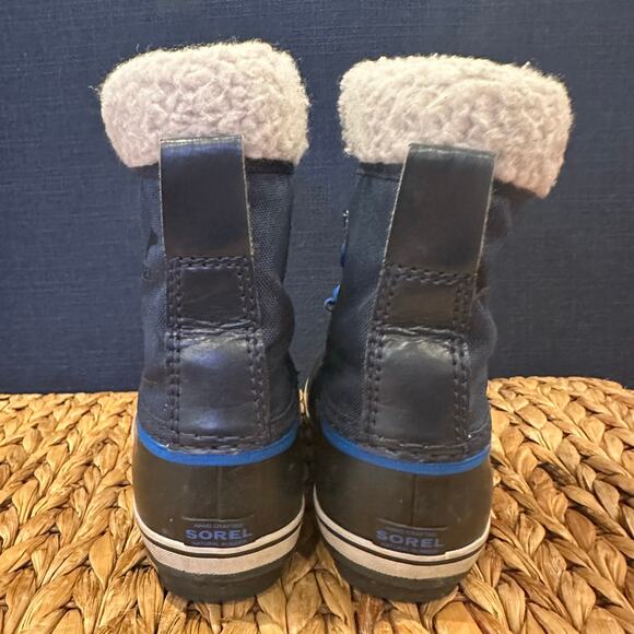 SOREL Yoot Pac Snow Boots sz 13 Navy Blue Winter Boots Waterproof Insulated - Picture 4 of 8